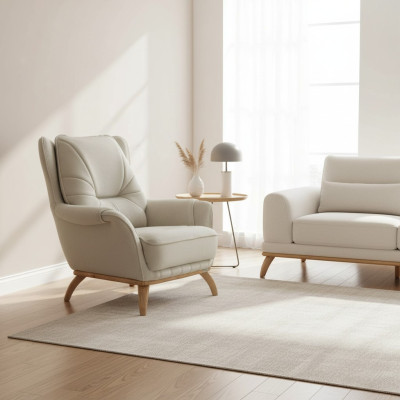Armchair Upholstery Seat Design Couch Armchair Relax Faux Leather Lounge Living Room