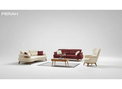 Group sofa set 3+3+1 seater luxury sofa armchair sofa fabric set