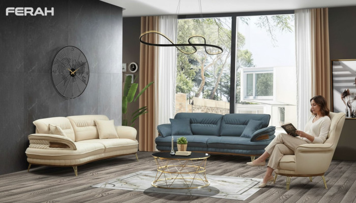 Sofa set 3+3+1 seater sofa armchair sofas set seating luxury set