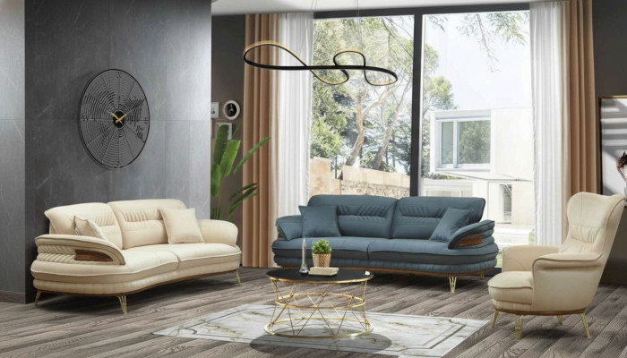Sofa set 3+3+1 seater sofa armchair sofas set seating luxury set