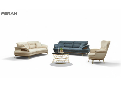 Sofa set 3+3+1 seater sofa armchair sofas set seating luxury set