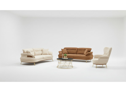 Luxury Sofa Set 3+3+1 Seater Three-Seater Sofa Sofas Armchair Design