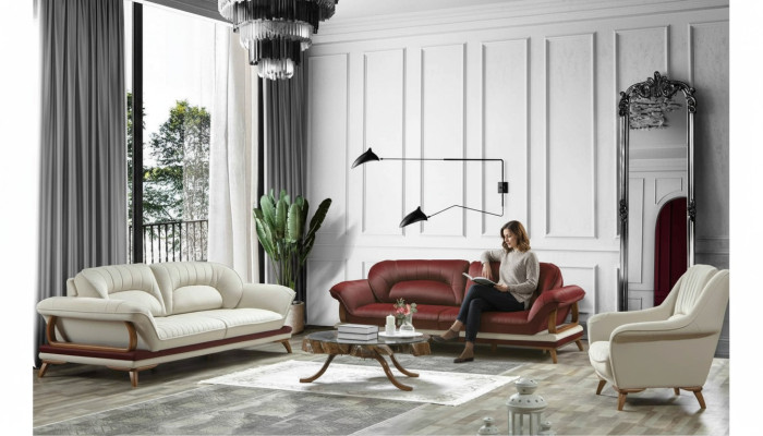 Luxury Suite Set Sofa Set 3+3+1 Seater Sofa Armchair 3-piece Sets