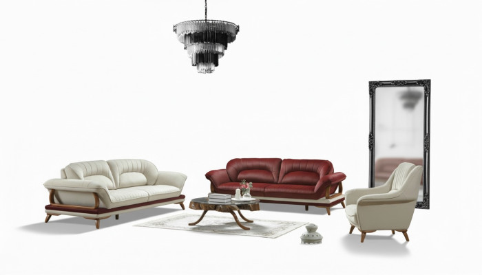 Luxury Suite Set Sofa Set 3+3+1 Seater Sofa Armchair 3-piece Sets