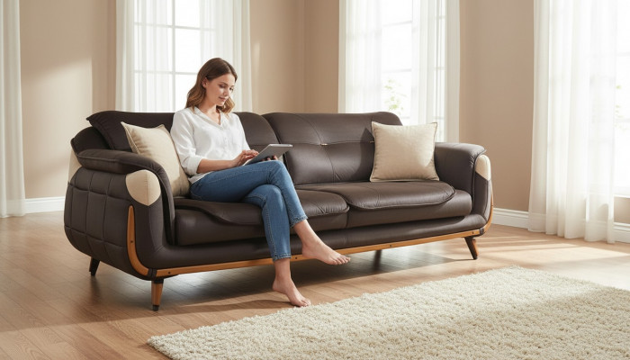Sofa living room furniture three-seater sofas classic fabric couch luxury