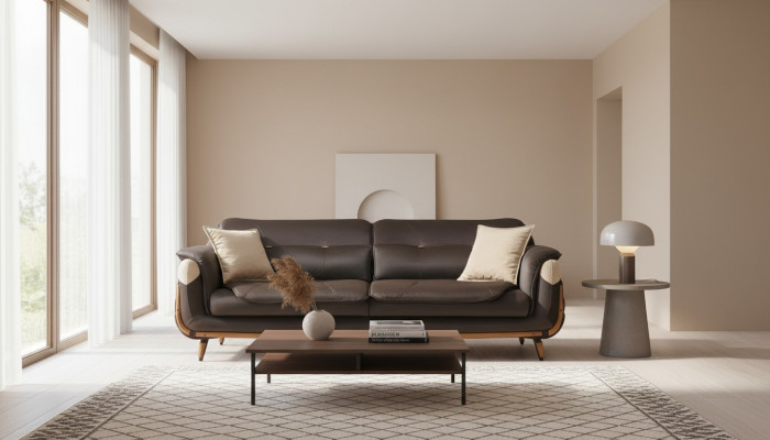 Sofa living room furniture three-seater sofas classic fabric couch luxury