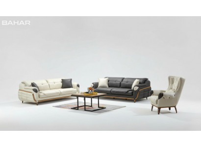 Sofa Set 3+3+1 Seater Group Sofa Armchair Sofas Classic Set