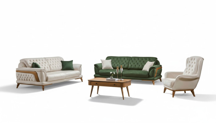 Luxury Living Room Sofa Set 331 Seat Sofa Armchair Sofas 3-piece Set