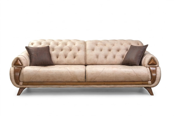 Sofa three-seater couch upholstery design seat sofas room furniture leather