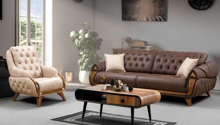 Sofa Classic Couches Luxury Furniture Sofas Couch Three-Seater 3-Seater