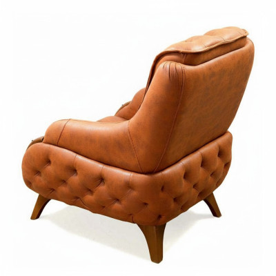 Armchair Seat Modern Design Living Room Upholstered Single Seater Relax Style
