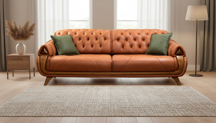 Three-seater luxury 3-seater couch upholstered classic seating sofas room