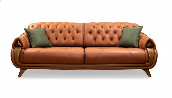 Three-seater luxury 3-seater couch upholstered classic seating sofas room
