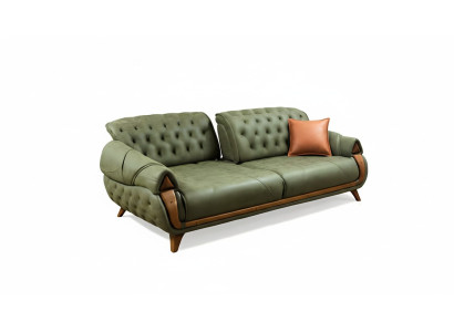 Classic three-seater sofa couch upholstered furniture living room 3 seat