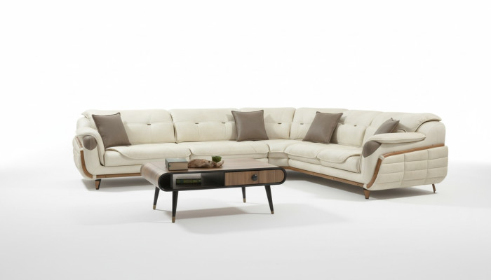 Sectional sofa L-shape fabric luxury sofa living landscape upholstered couch couches