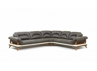 Sectional L-shaped sofa couch upholstery sofas living landscape fabric sofa