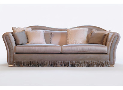 Chesterfield Classic Three-Seater Sofa Upholstered Sofa Textile Sofa 3 Seater New