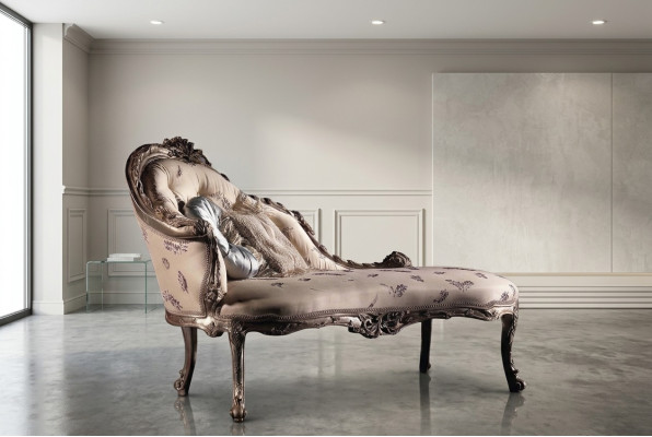 Chaise longue luxury lounge living room chaise lounges relax bench solid wood new