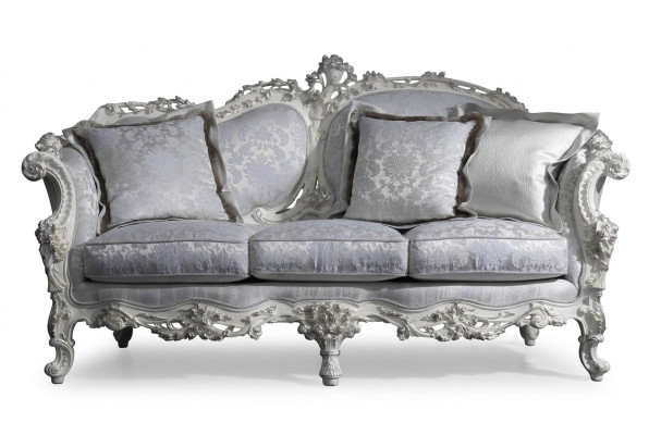 Chesterfield classic three-seater sofa living landscape fabric sofa 3-seat couch
