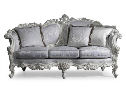 Chesterfield classic three-seater sofa living landscape fabric sofa 3-seat couch