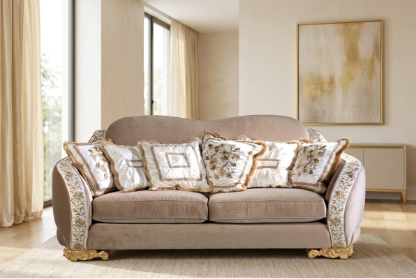 Classic Chesterfield Sofa Three-Seater for Stylish Living Spaces