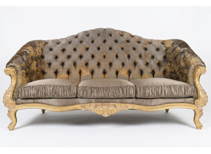 Sofa Couch Design Couches Upholstery Textile Italian Furniture Sofa Bench 3-Seater