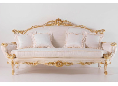 Chesterfield upholstered sofa 3-seater Italian furniture