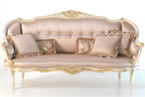 Luxury 2-seater couch upholstered sofa fabric couches set two-seater new