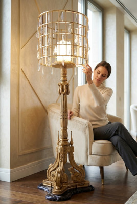 Luxury Floor Lamp Standing Lamp Italian Furniture New