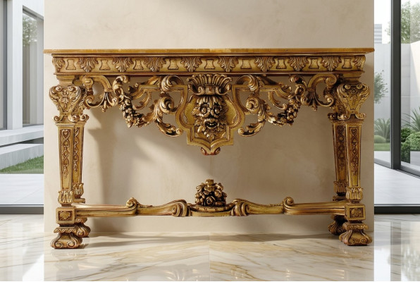 Console table furniture wood console Italian furniture solid wood dresser new