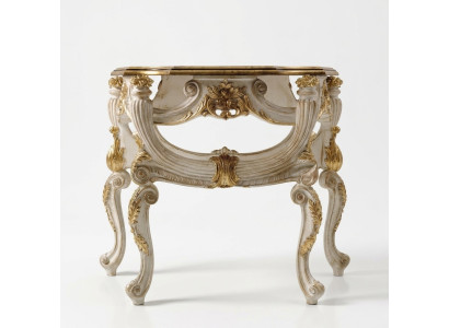 Coffee table table side table living room table wood royal side baroque tables