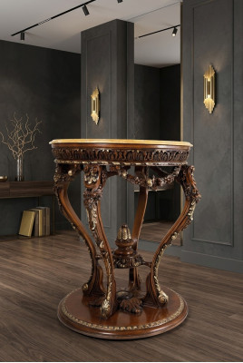 Dining table antique style solid wood furniture Italian dining tables table wood tables