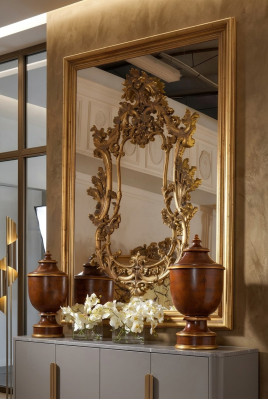 Luxury Mirror Baroque Rococo Wall Mirror Italian Furniture Little Mirror