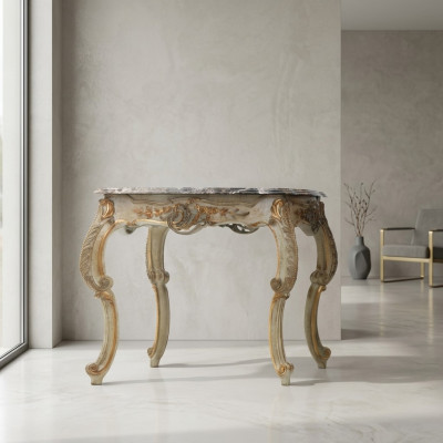 Coffee table, table, side table, living room table, wooden Royal side table, Baroque Rococo.