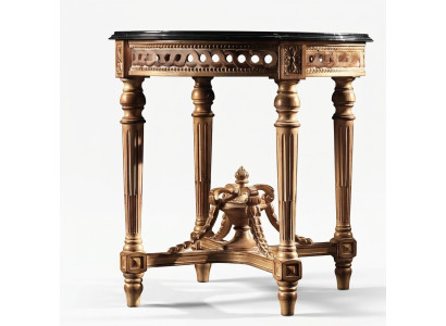 Coffee table table living room table wood royal side baroque furniture side table