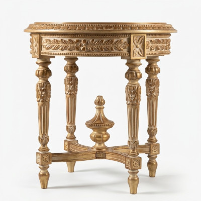 Coffee table table side table living room table wood royal side baroque furniture.