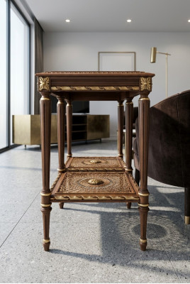 Coffee table side table Baroque Rococo table solid wood furniture tables Italy new