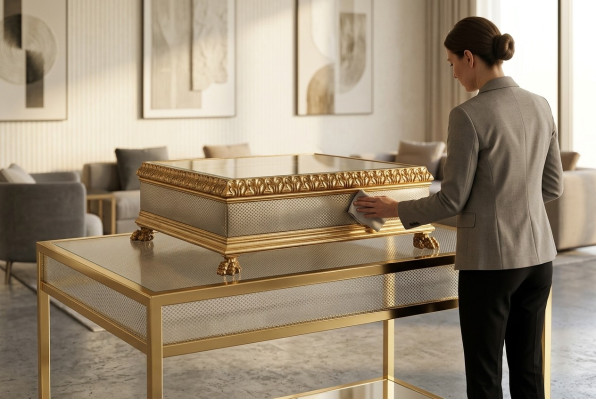 Luxury coffee table glass table solid wood furniture living room tables coffee tables Italy