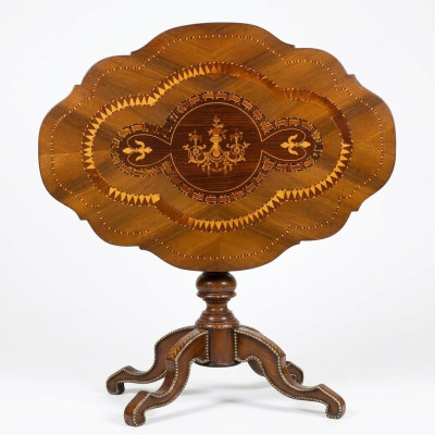 Dining table round table folding solid wood tables Italian furniture dining room new
