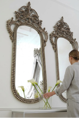 Mirror Baroque Rococo Wall Mirror Standing Mirror Italian Furniture New