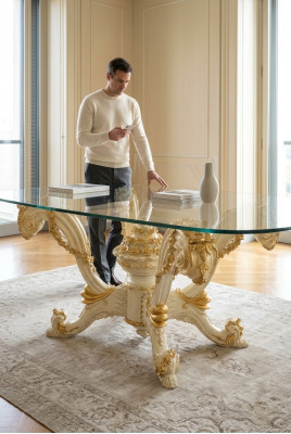 Dining table table tables luxury wood dining room design furniture furniture furnishing new