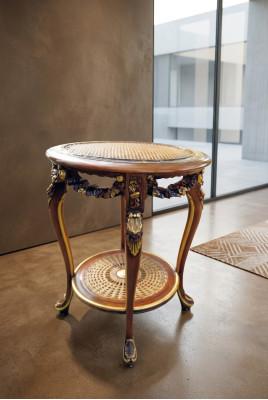 Wooden table, cocktail table, side table, coffee table, tables, baroque, new.