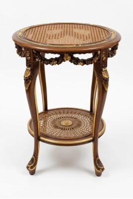 Wooden table, cocktail table, side table, coffee table, tables, baroque, new.