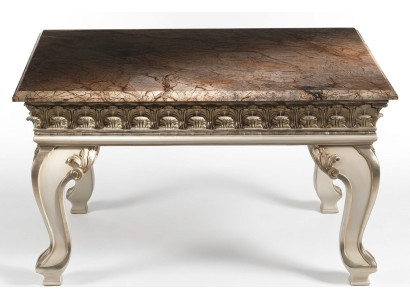 Luxury coffee table side table wood furniture classic tables baroque rococo table