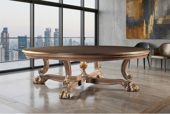 Wood table dining room tables living room Italian furniture dining table classic new