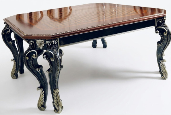 Dining table dining room living room wood Italian furniture Italy table real wood