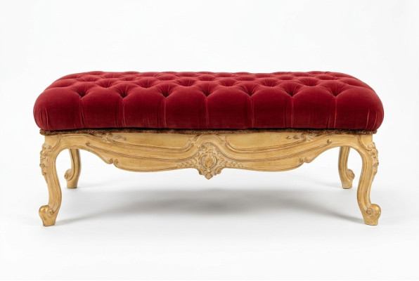 Club chair, living room furniture, chair, footstool, upholstery, Chesterfield, classic, new.