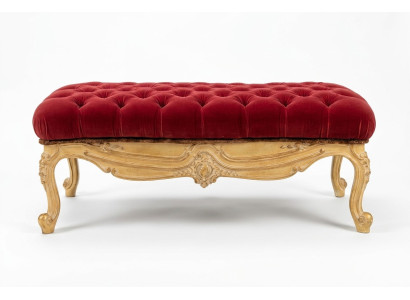 Club chair, living room furniture, chair, footstool, upholstery, Chesterfield, classic, new.