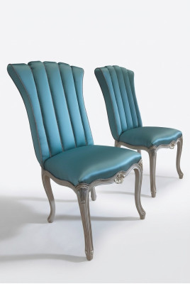 Dining room chair luxury living room Italian furniture armchair Baroque Rococo new