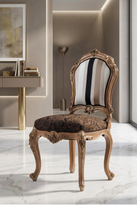 Dining room chair luxury chairs living room furniture Italian furniture Baroque Rococo